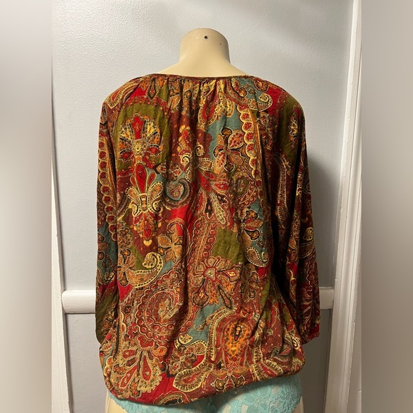 Ralph Lauren Multicolor Paisley Blouse - Picture 2 of 4